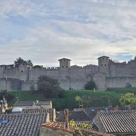Vue Cite Medievale Castel View Carcassonne Bagian luar foto